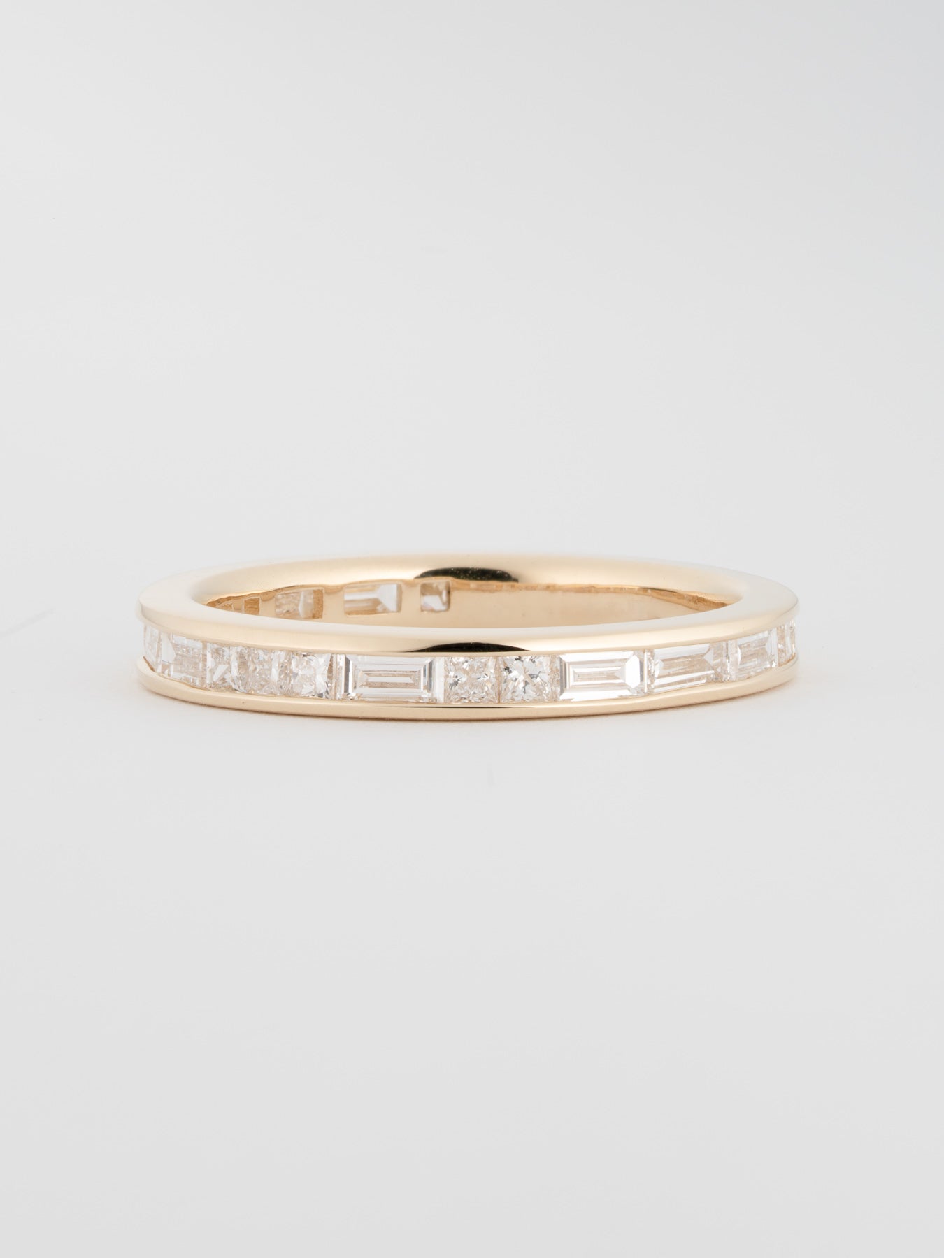 3/4 EAST WEST PRINCESS CUT BAGUETTE BAND