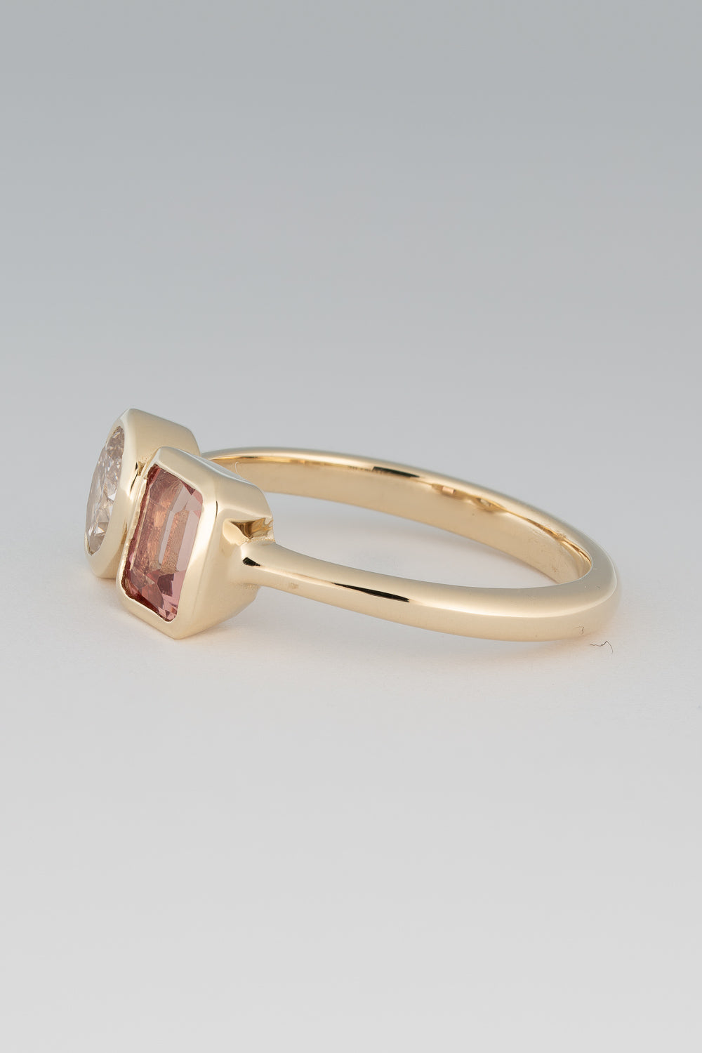 CHAMPAGNE DIAMOND AND IMPERIAL TOPAZ TOI ET MOI