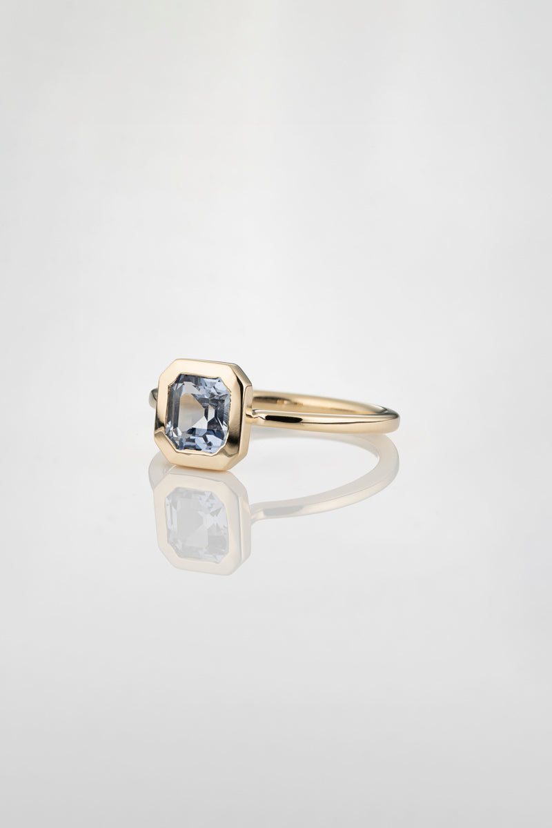 BABY BLUE SAPPHIRE SOLITAIRE
