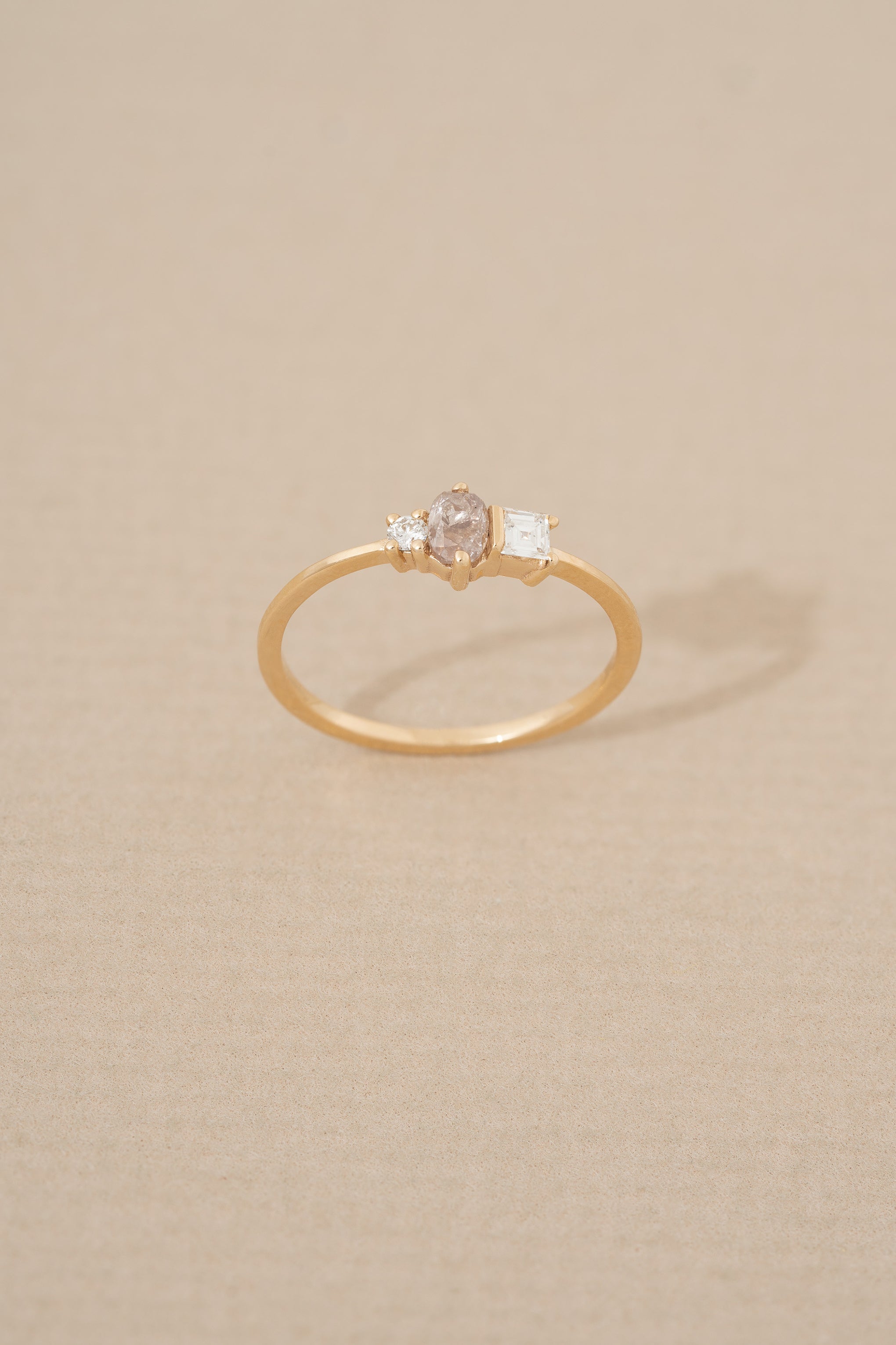 PINK DIAMOND MOSAIC RING