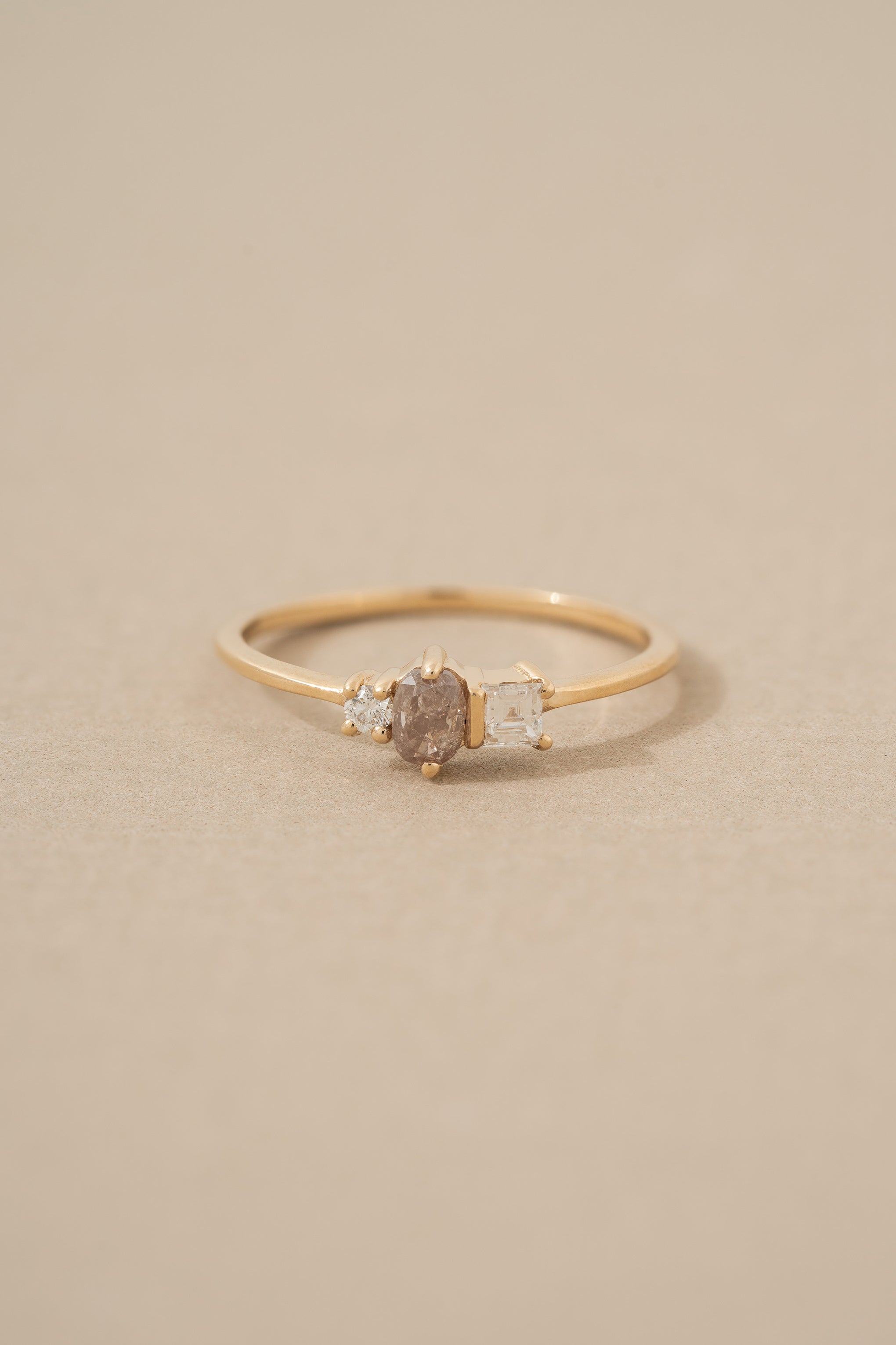 PINK DIAMOND MOSAIC RING